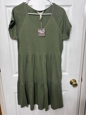 Maddie Jane Olive Green dress